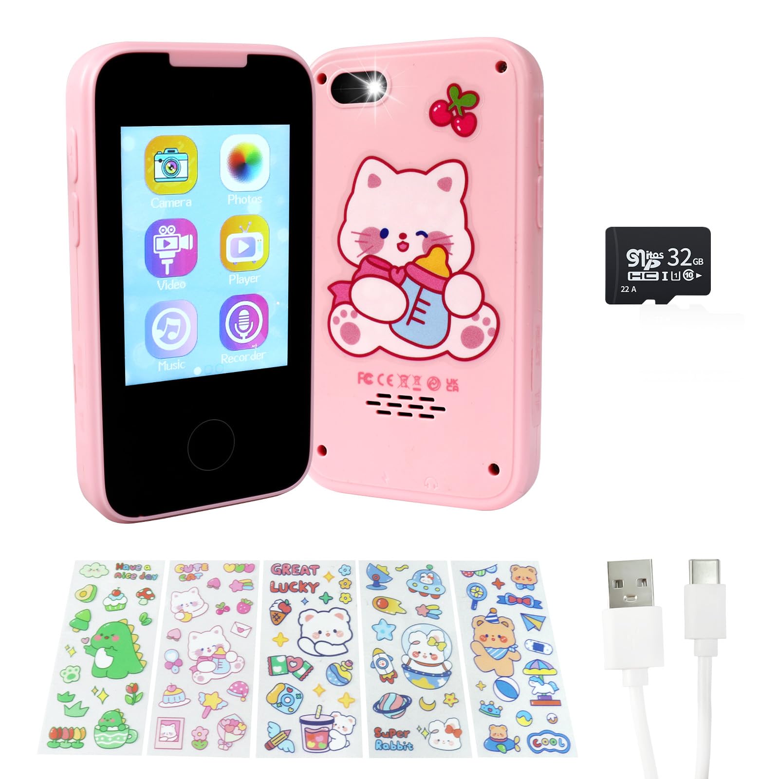 Phone Smart Toys For 10 Year Olds Mini Phone Kids For Girls,Gifts