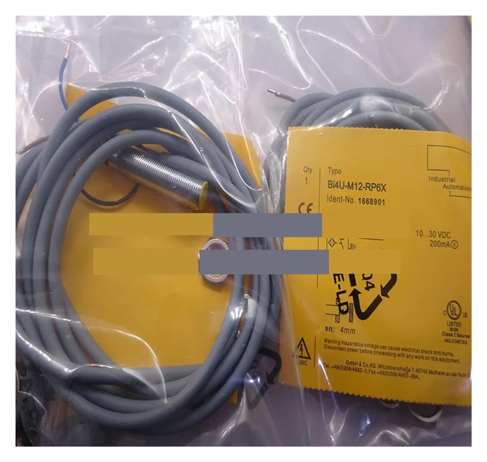 JJKKOZVQF 1pcs Sensor BI4-M12-RP6X proximity switch