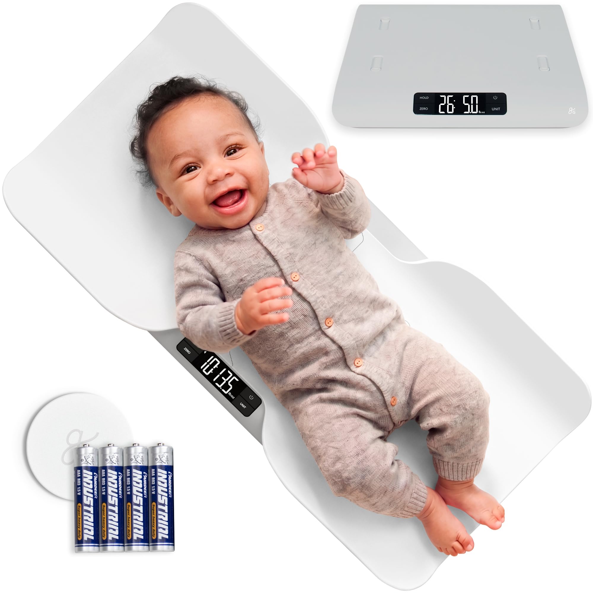 Greater Goods Baby Scale, Perfect for Readings Before and After Feedings, Non-Connected, with Two-in-One Function, Can Also Serve As Toddler Scale-picture-29
