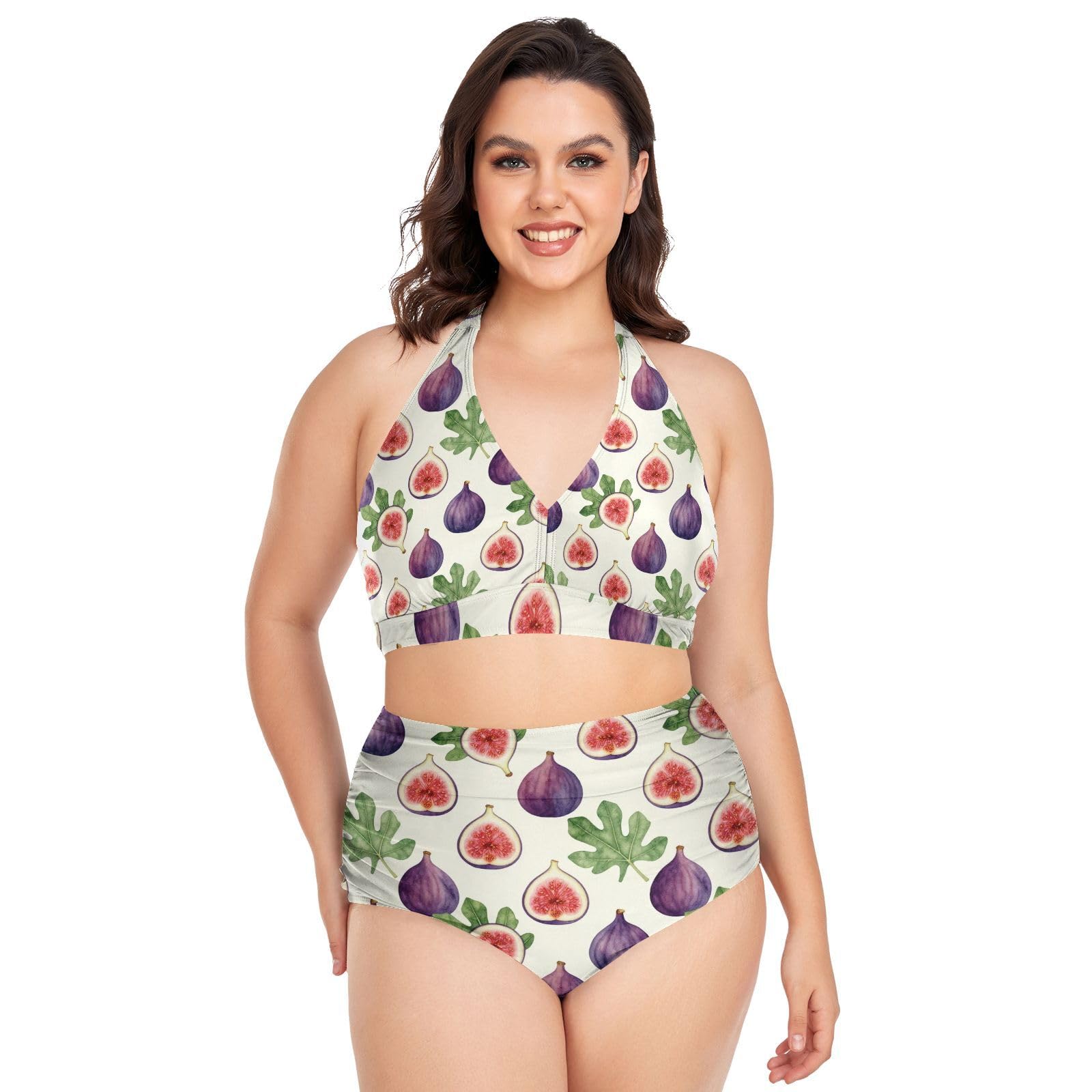 FRODOTGV Costumi da bagno donna taglie forti L-4XL