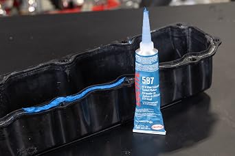 LOCTITE Automotive RTV Silicone Gasket Maker Blue 587 - High-Temp, Sensor-Safe, Non-Corrosive, Oil Resistant, Flexible - 80 ml, 1 Pack