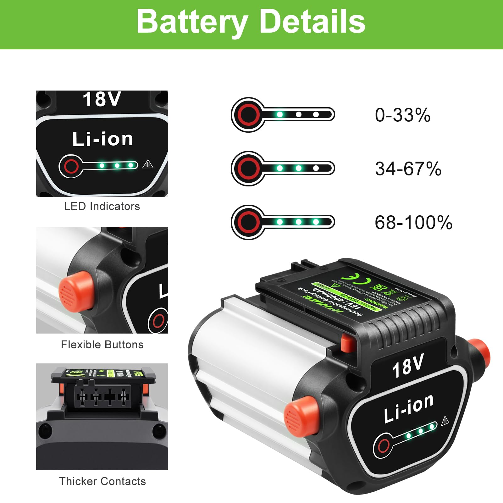 18 V 4000 mAh akumulator litowo-jonowy do Gardena BLi-18 9840-20 9839-20 kompatybilny z narzędziami Gardena 18 V