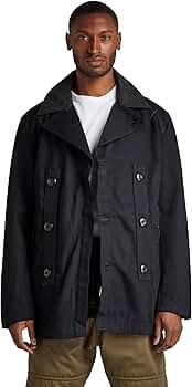 Amazon.co.jp: [ジースターロゥ] ピーコート Pコート デニム メンズ