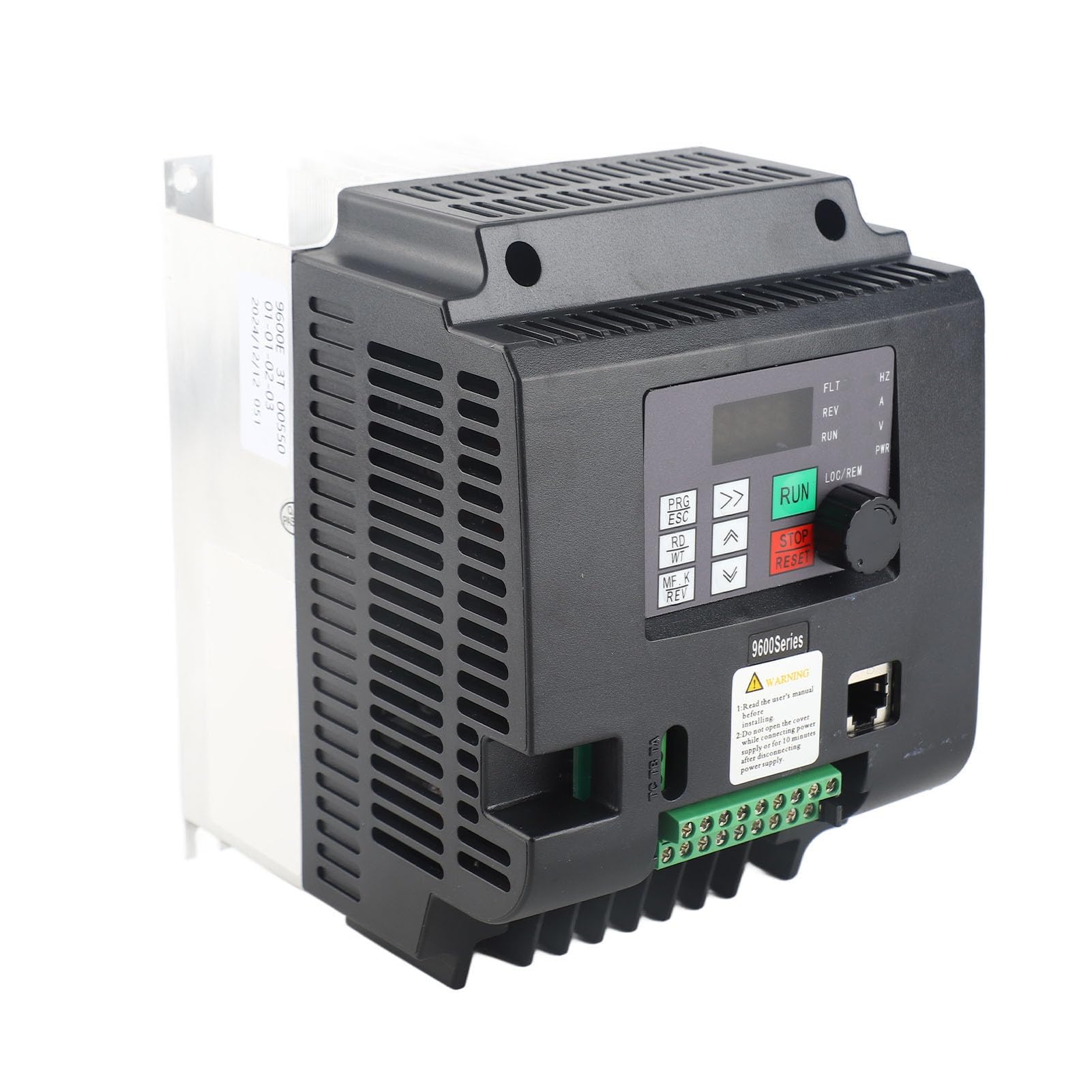 FTVOGUE 5,5 KW Solar-PV-Frequenzumrichter, 3-phasiger DC400-700V-Eingang, 0-380VAC-Ausgang mit MPPT-Controller für Privathaushalte, Unternehmen und Industrien