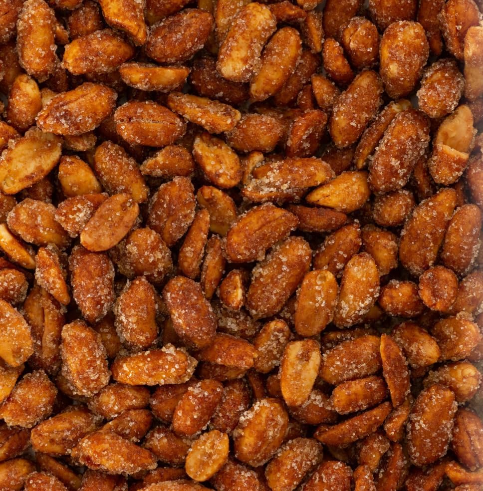 Image of Belmont Peanuts Gourmet Honey Roasted Virginia Peanuts, 25 oz (1 Pack) - Only 8 Simple Ingredients, No Preservatives, 6g Protein - A Premium, Sweet, Salty, Crunchy, Hand Seasoned Snack