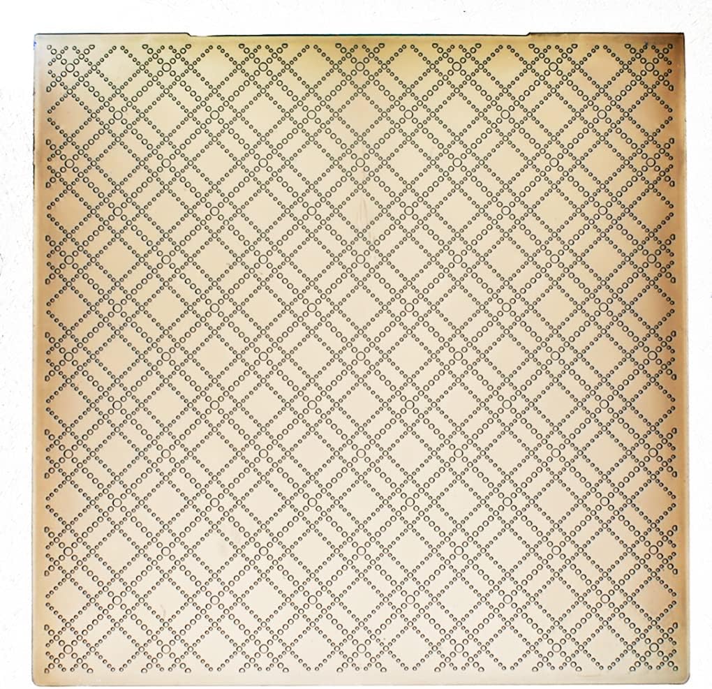 Large Size 8x8 Inch Words with Love Star Dots Grid Lattice Buttons Background Plastic Embossing Folders for Card Making Scrapbooking and Other Paper Crafts 2212168 (5)