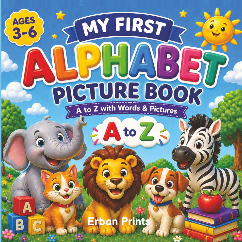 My First Alphabet Picture Book: A to Z with words and pictures