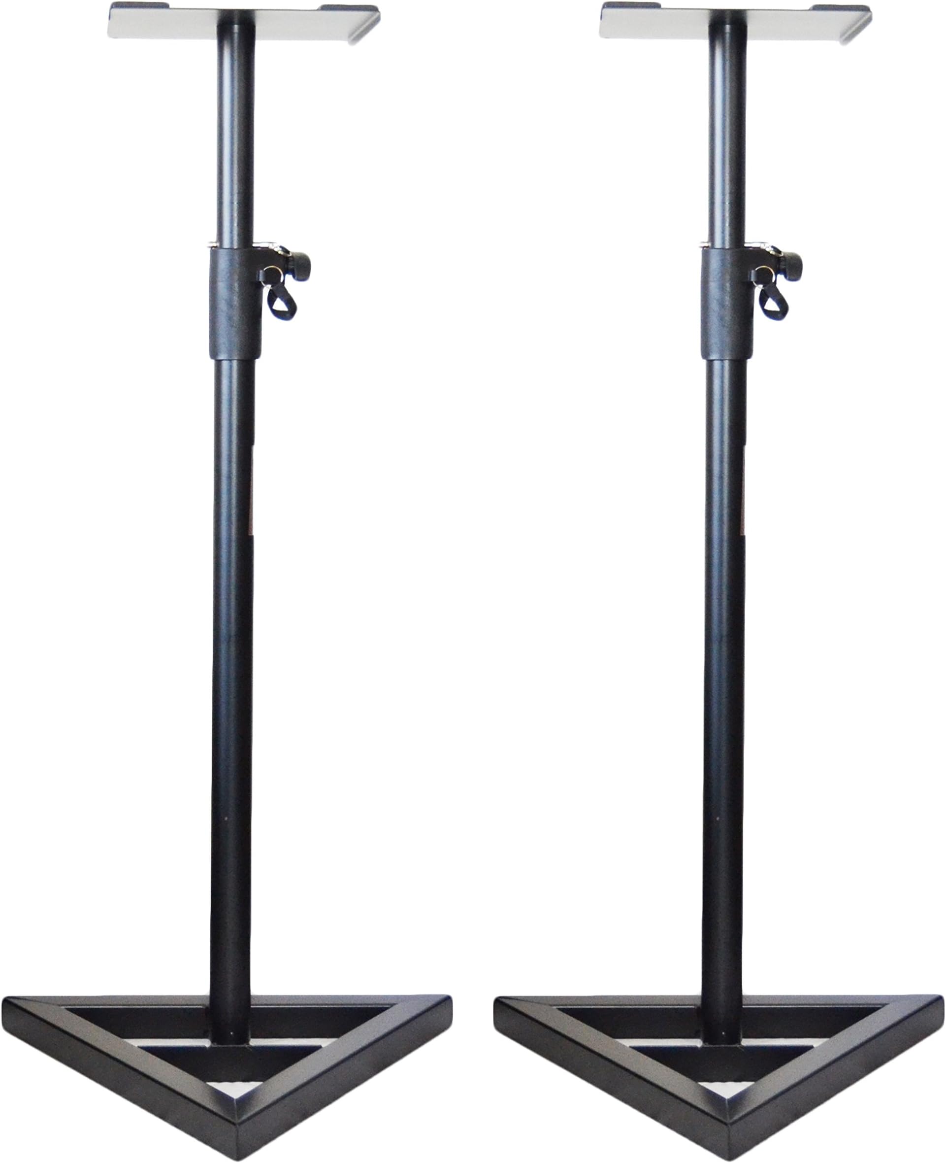 2X Ignite Heavy Duty Near-Field Studio Monitor Speaker Stands Adjustable - Pair