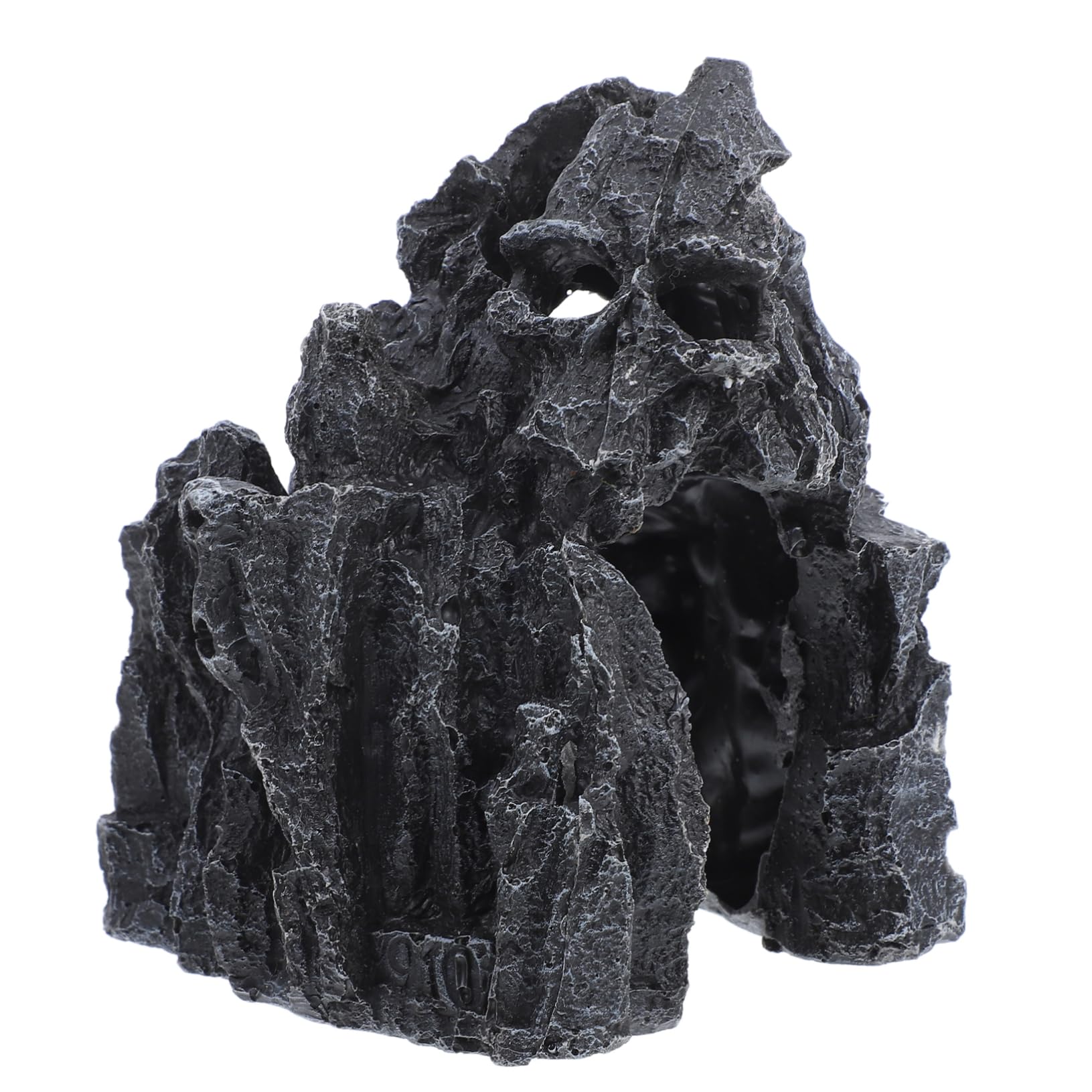 KESYOO Reptile Cave Resin Hideout Decorative Aquarium Decor for Snakes Lizards and Spiders Premium Durable Landscape Accessory for Snake Tank Enhances Dark Atmosphere Pet Appetite