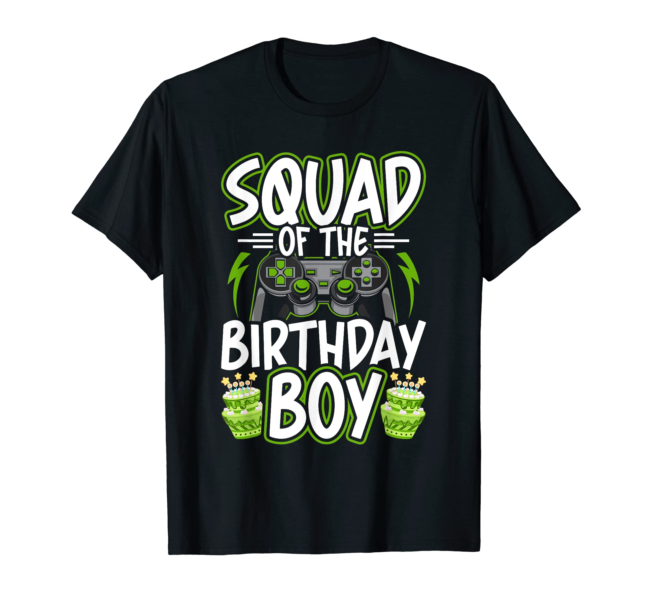 Squad of the Birthday Boy Video Gamer Gaming T-Shirt