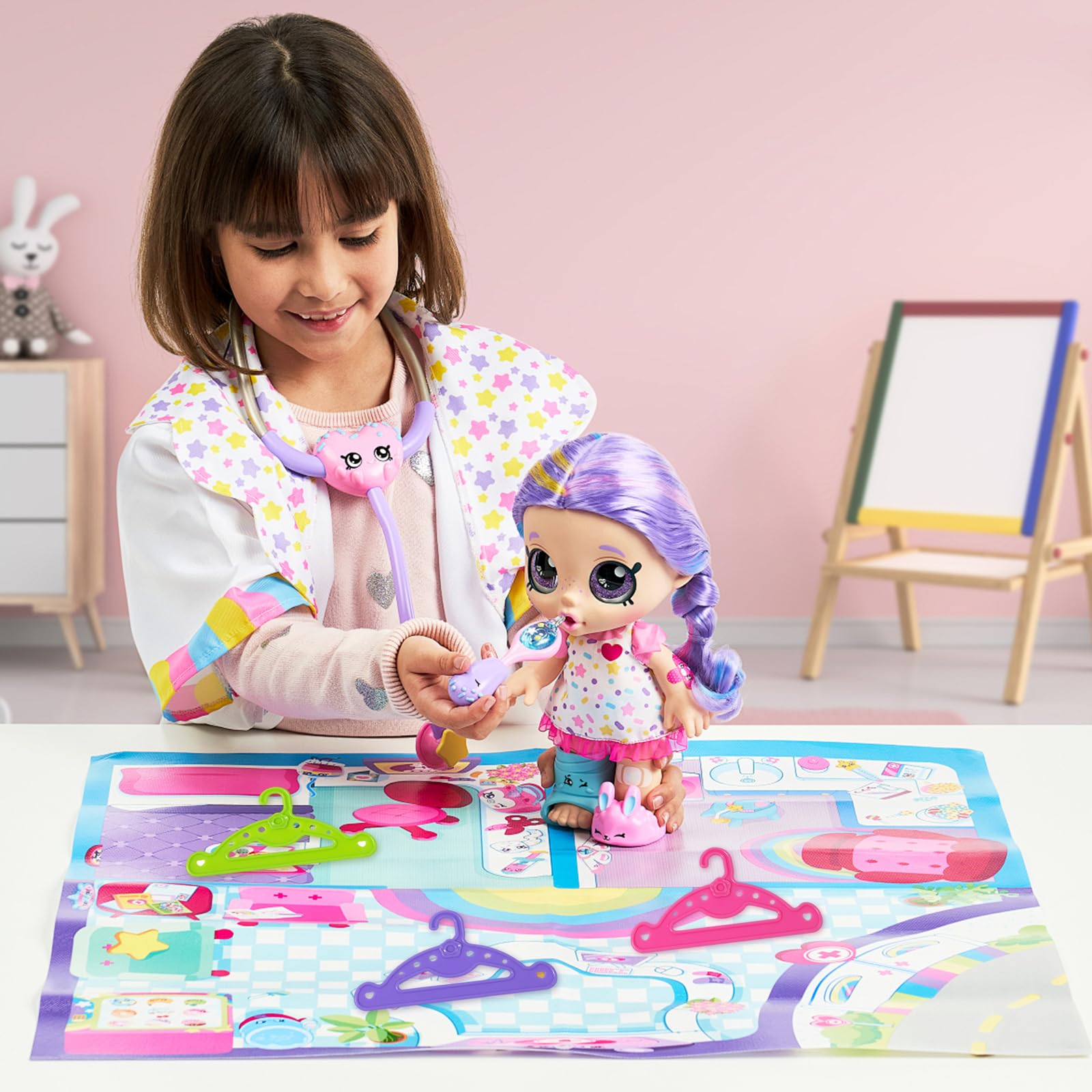 20 Piezas Perchas Infantiles,Perchas Bebe Perchas Ropa Bebe Perchas Niños Plastico Perchas Bebe Recien Nacido Perchero Infantil Antideslizantes,Ahorran Espacio,Antideslizantes,Apilable 12.8cm