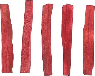 Gadpiparty 5 Varillas de Palo Santo de Madera Roja para Aromaterapia y Rituales Esenciales Bendiciones y Deseos en Decoración y Purificación