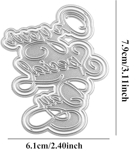 Miniatura 2 de Briartw Troqueles de corte en tu día especial, palabras frases, sombra, sentimiento, para hacer tarjetas, letras del alfabeto, álbumes de recortes,