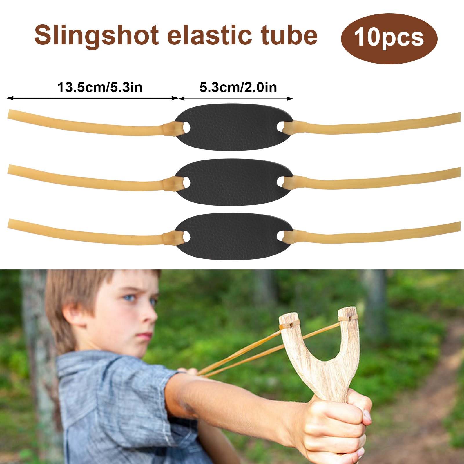 Tiras Elásticas De Goma Elástica Bungee Catapult Para La Caza De,10 Piezas Tirachinas Gomas Elásticas Para Tirachinas, Bandas De Goma De Repuesto,Para La Caza De Tirachinas