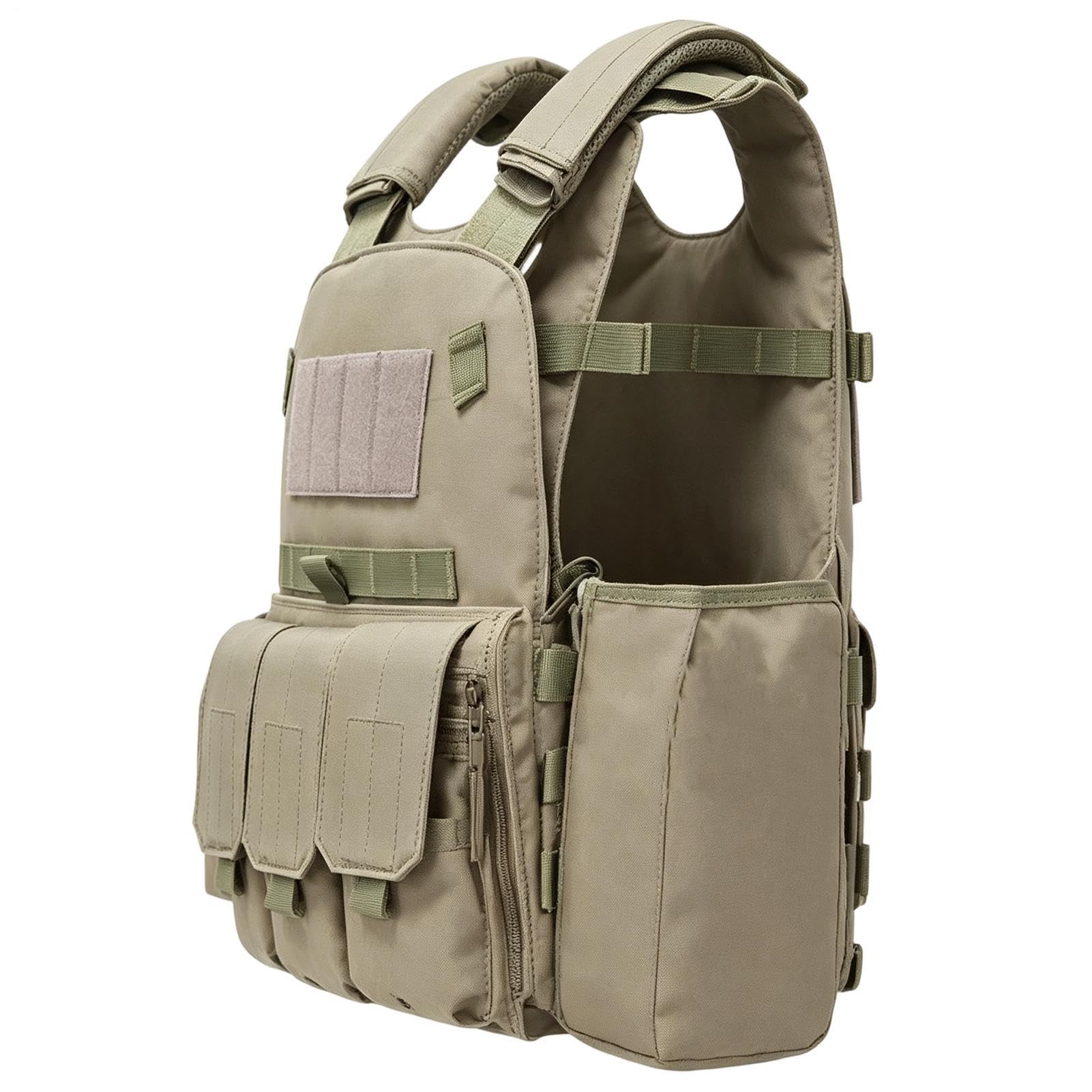 Youth Fishing Vest Adjustable Multiple Pouches Protective Gear