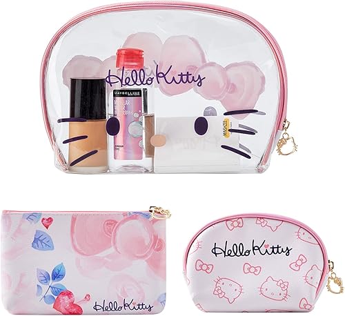 Miniatura 1 de Bolsa de cosméticos grande de viaje para maquillaje con cremallera, organizador de artículos de tocador, bolsa de almacenamiento para regalo de