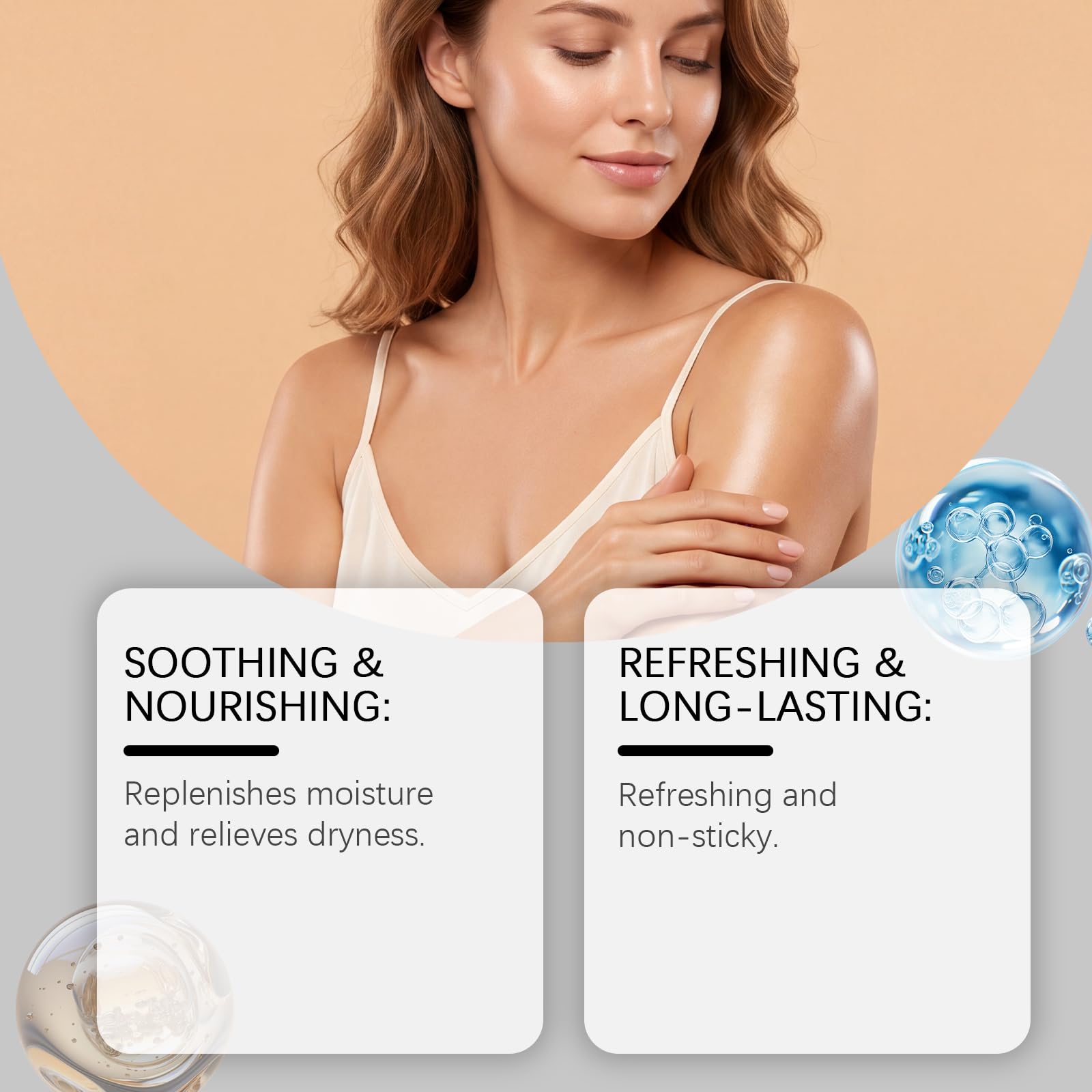 Gel doccia deodorante al cachi per pelli mature, idratante, naturale, per eliminare gli odori del corpo, detergente delicato e deodorante per l'uso quotidiano, per uomini e donne. 6 pezzi