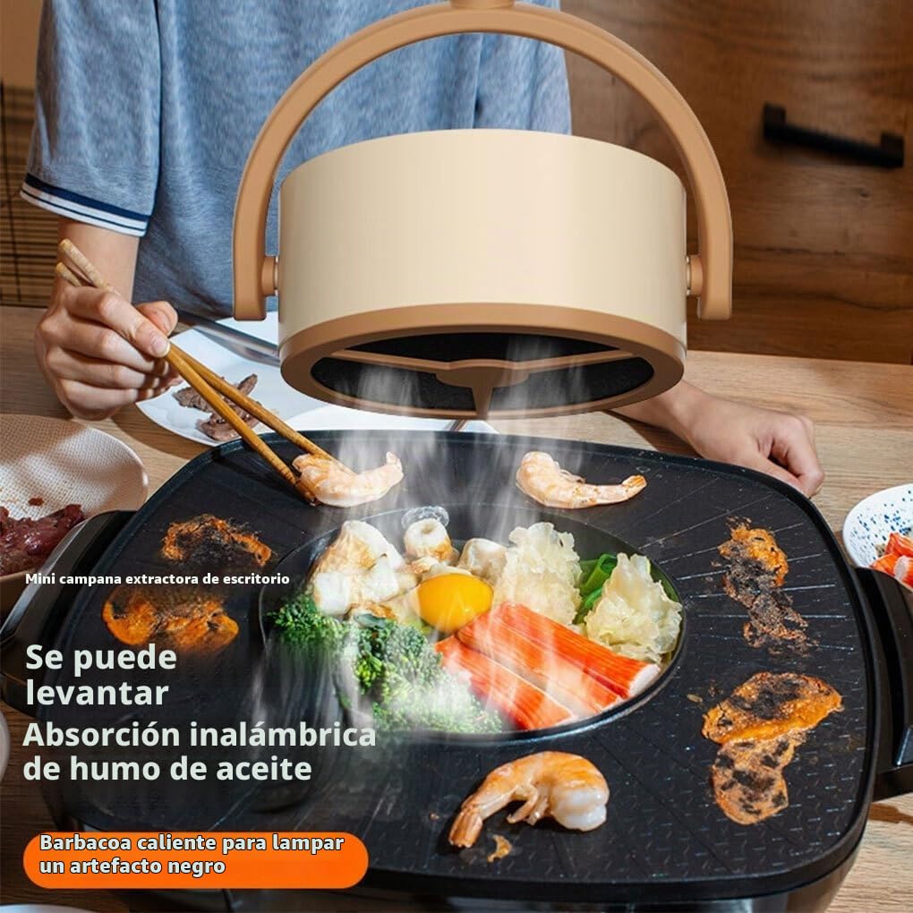 Purificador de humo ABS, Extractor de humo para cigarrillos, Portátil, Conectar