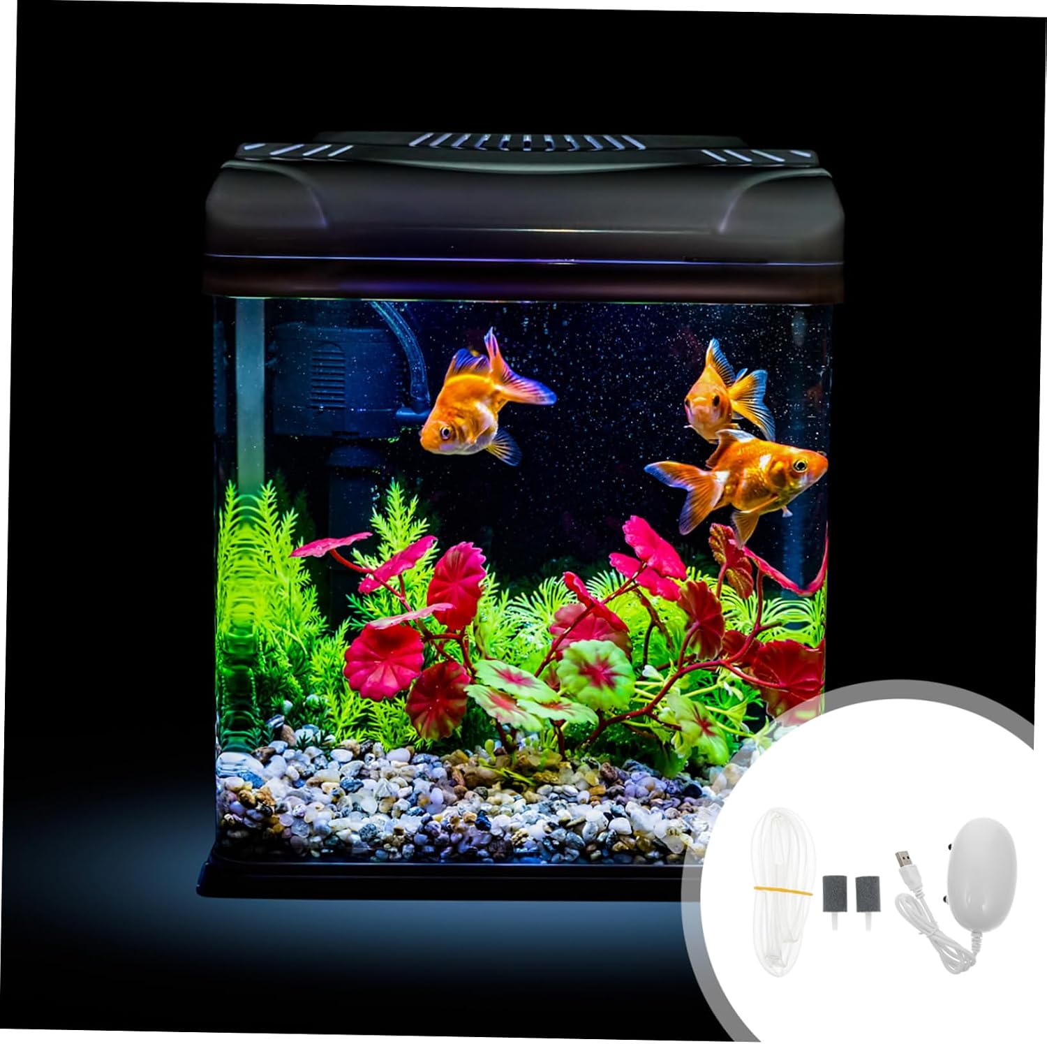 BESPORTBLE USB Oxygen Pump Fish Tank Air Pump Aquarium Air Outlets Fish Tank Oxygen Air Pump Fish Tank Aerator Air