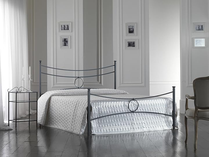 Letto matrimoniale in ferro battuto modello conca by bed store BK13J