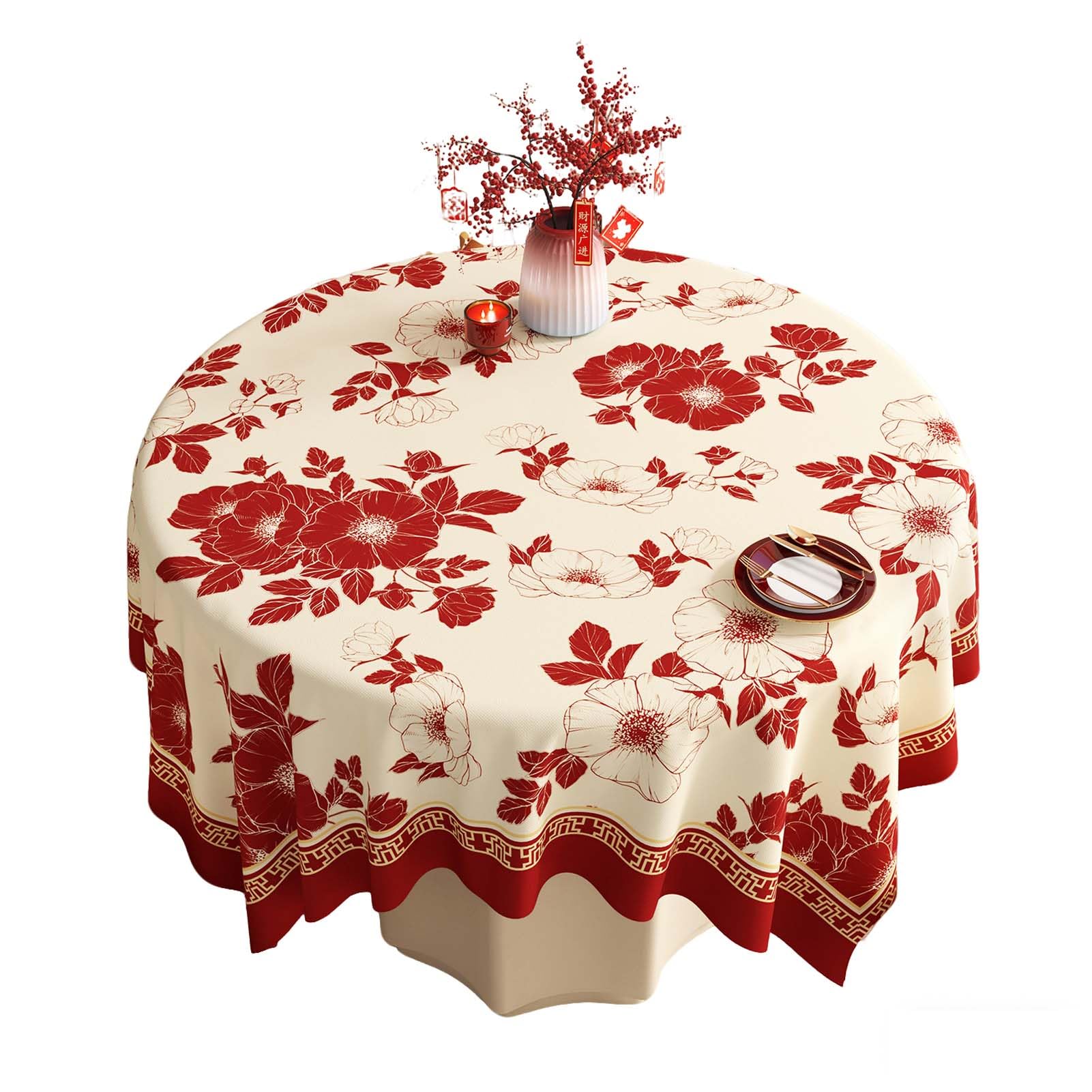 Mantel Rectangular Impermeable De PVC, Mantel Lavable Antimanchas Y Protector De Mesa para Cocina Comedor Jardín Terraza, Resistente Al Agua Y Al Aceite, Suave Y Reutilizable (A 140x220cm)