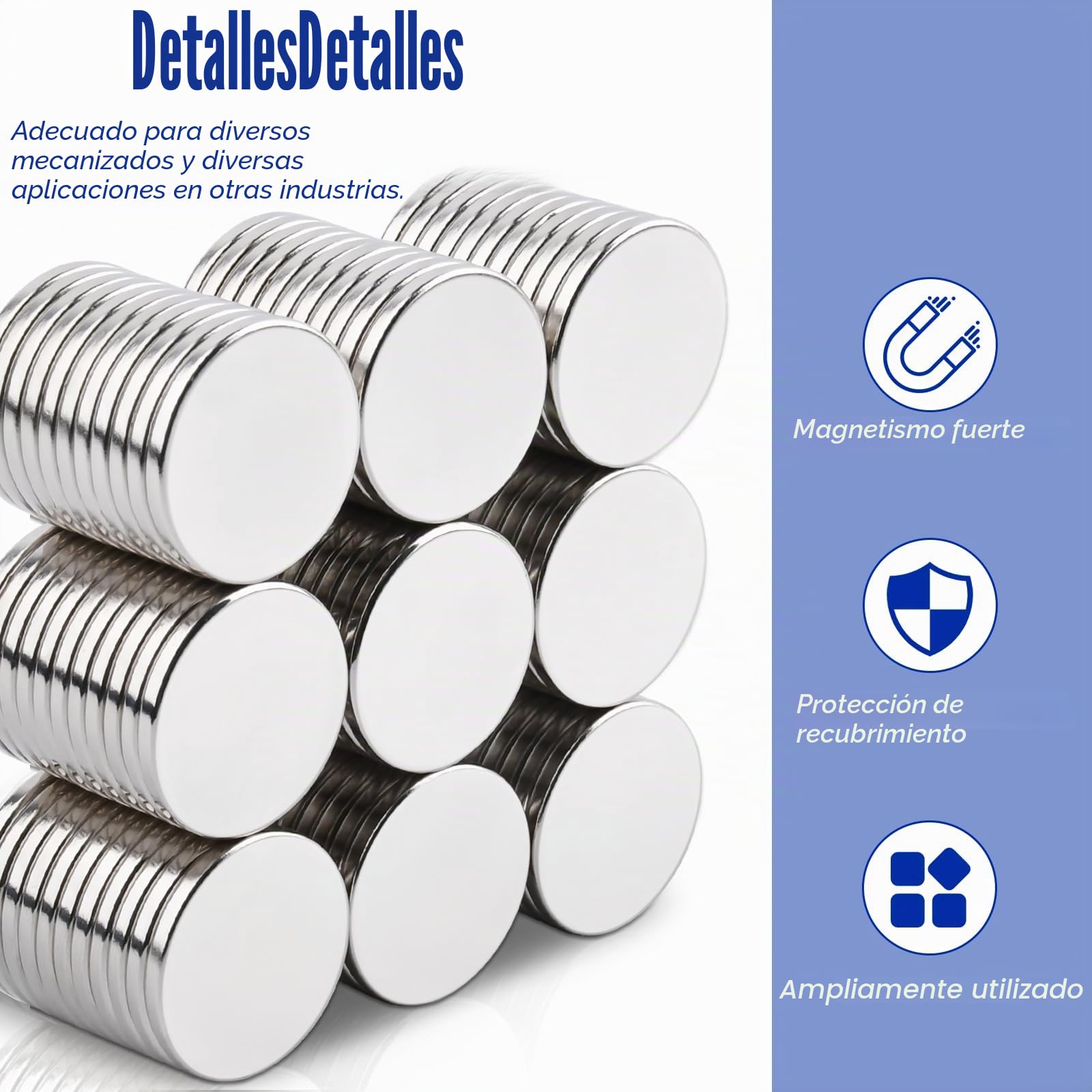 30 imanes de neodimio extrafuertes, 20 x 2 mm, imanes fuertes para pizarra magnética, autoadhesivos, pequeños, redondos, con adhesivo de doble cara para pizarra, cocina, manualidades, oficina
