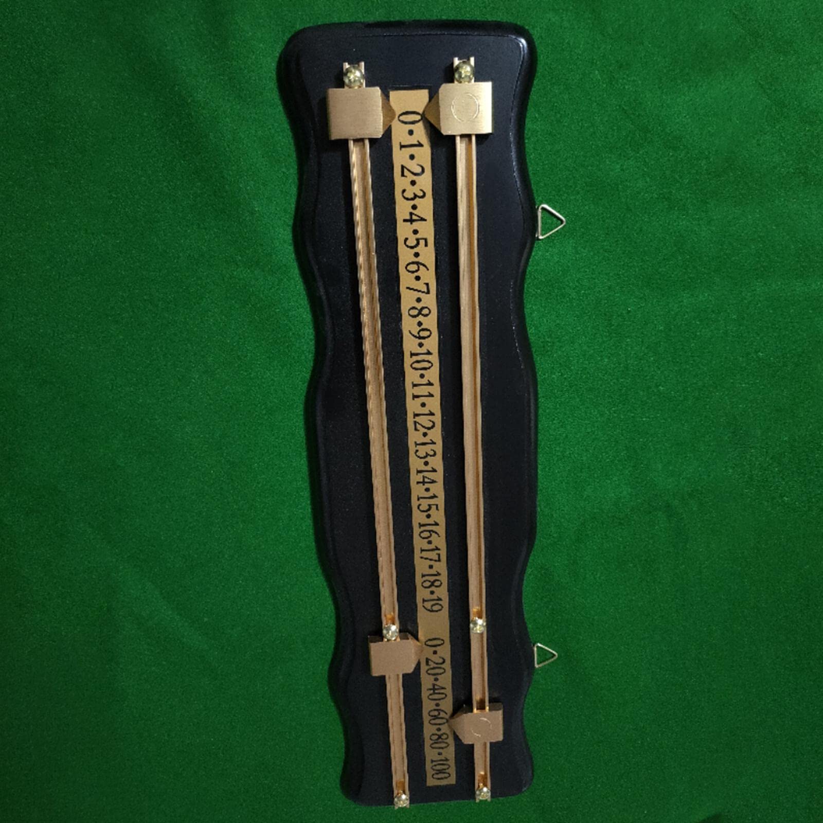 predolo Tablero de Puntuación de Madera para Billar, Dispositivo de Puntuación para Billar Y Shuffleboard, Marcador para 2 Jugadores, Accesorios para árbitro