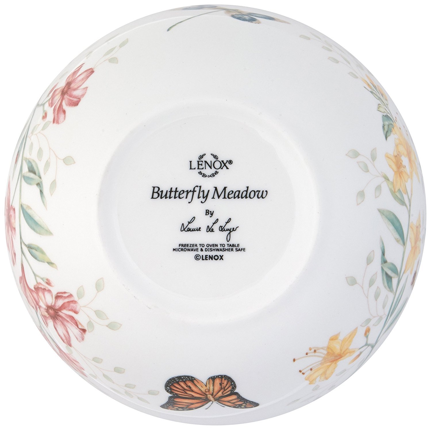 Lenox Butterfly Meadow Home is Where The Heart is Serving Bowl