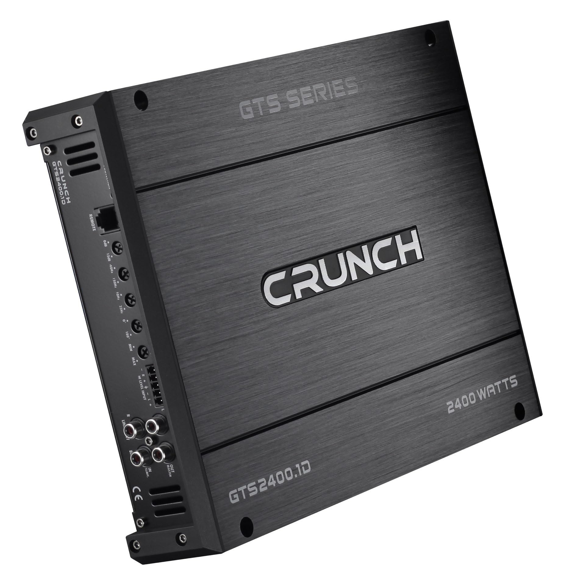 Crunch GTS2400.1D 1-Kanal Digital Endstufe 2400W Lautstärke-/Bass-/Höhen-Regelung Passend für (Au