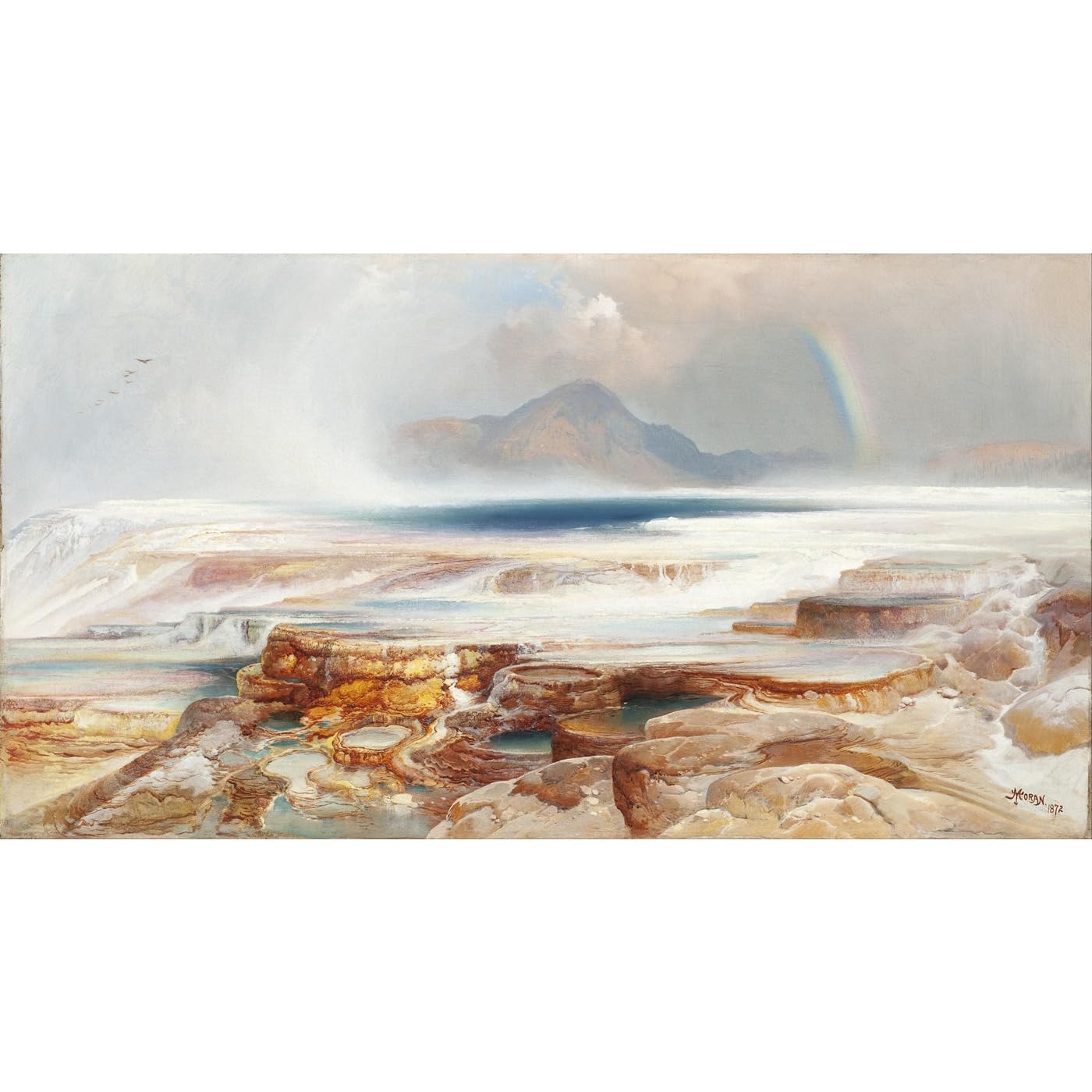 Impression giclée Thomas Moran toile grand format habiller un grand mur vide