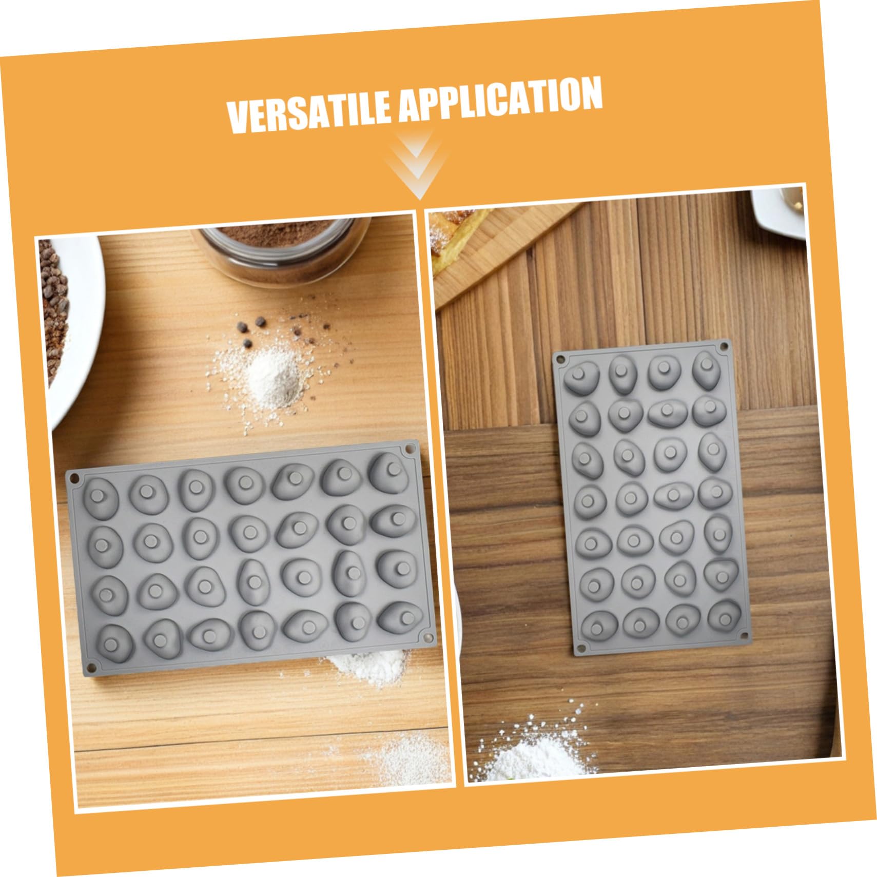 2 Pezzi Stampo Per Caramelle A Forma Di Ciottoli Stampo Da Cucina In Silicone Per Cioccolato Stampi Per Fondente Stampi Per Tartufi Al Cioccolato Per Ghiaccio A