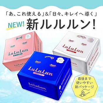 Amazon | フェイスマスク 青のルルルン 32枚入り(もっちり高保湿