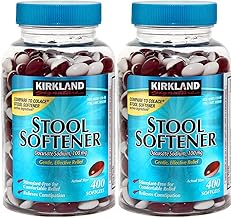 Kirkland Signature Stool Softener Docusate Sodium 100 Mg, 800 Softgels/2Bottle