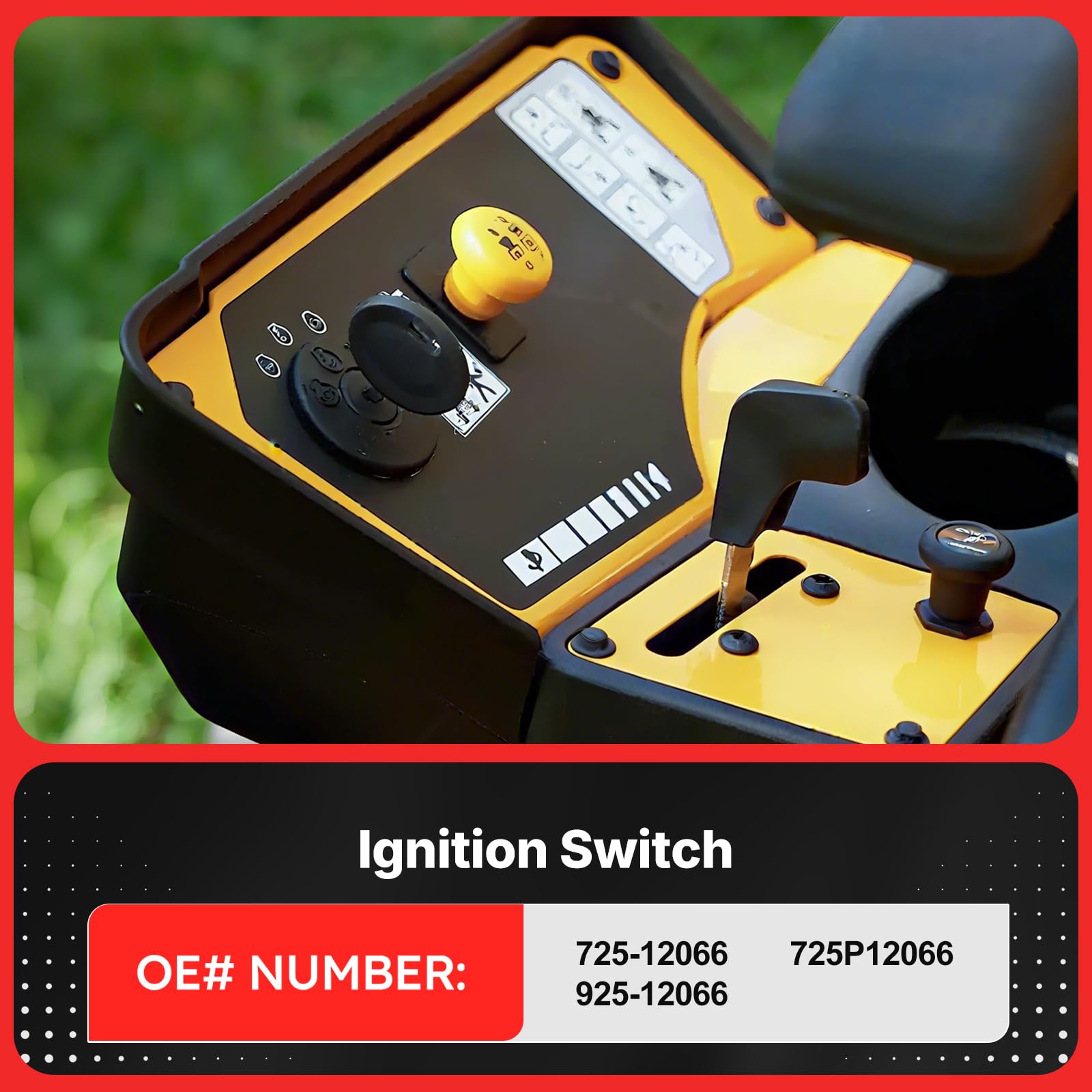 725-12066 Ignition Switch for Cub Cadet Lawn Mower ZT1-42, ZT1-46