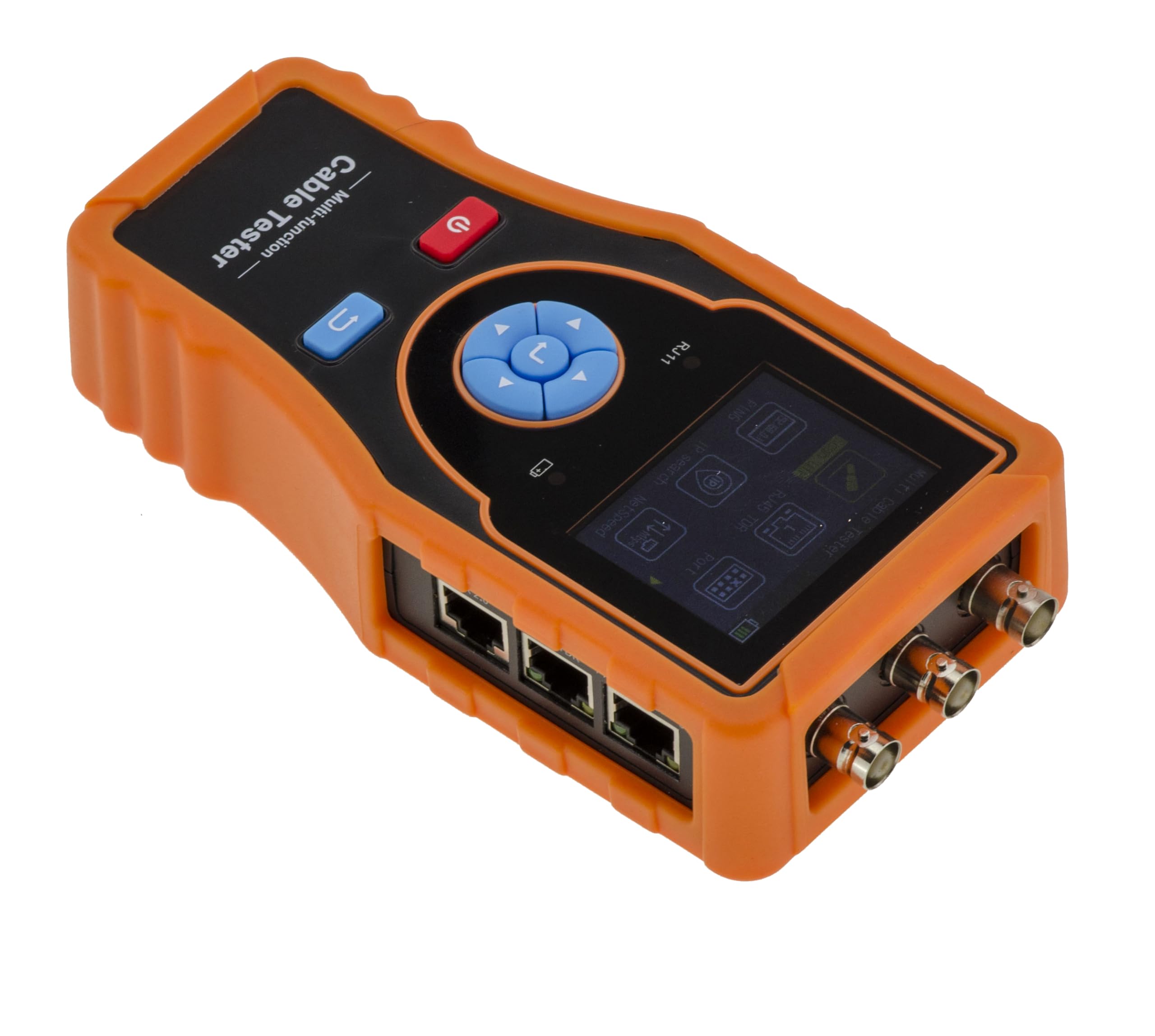 KALEA-INFORMATIQUE TDR-Tester für RJ45- und BNC-Netzwerkkabel: Kartierung, Durchgängigkeit, Länge, PING, Ortung, Aktivitätssimulator