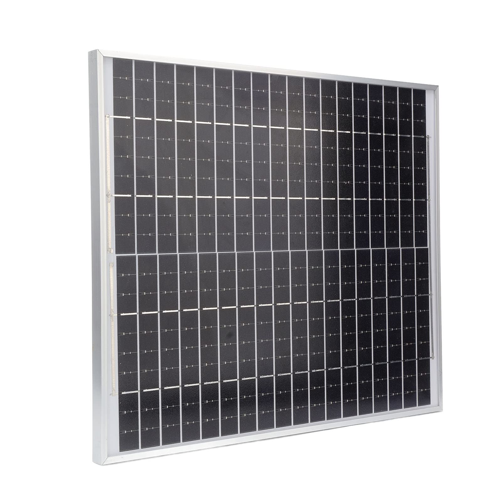 Pannello Solare, Pannello Fotovoltaico in Silicio Monocristallino 20W 18V, Uscita Stabile Struttura Semplice Buona Fattibilità per di Monitoraggio della Generazione di Energia per Uso