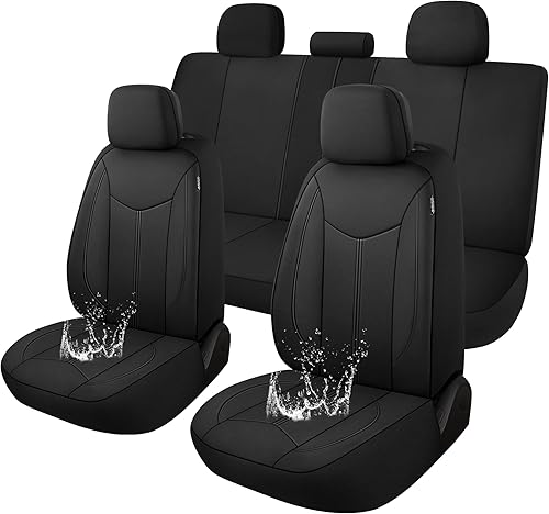 Funda impermeable para asiento de automóvil, fundas de asiento de neopreno para automóviles, fundas interiores de automóvil compatibles con banco