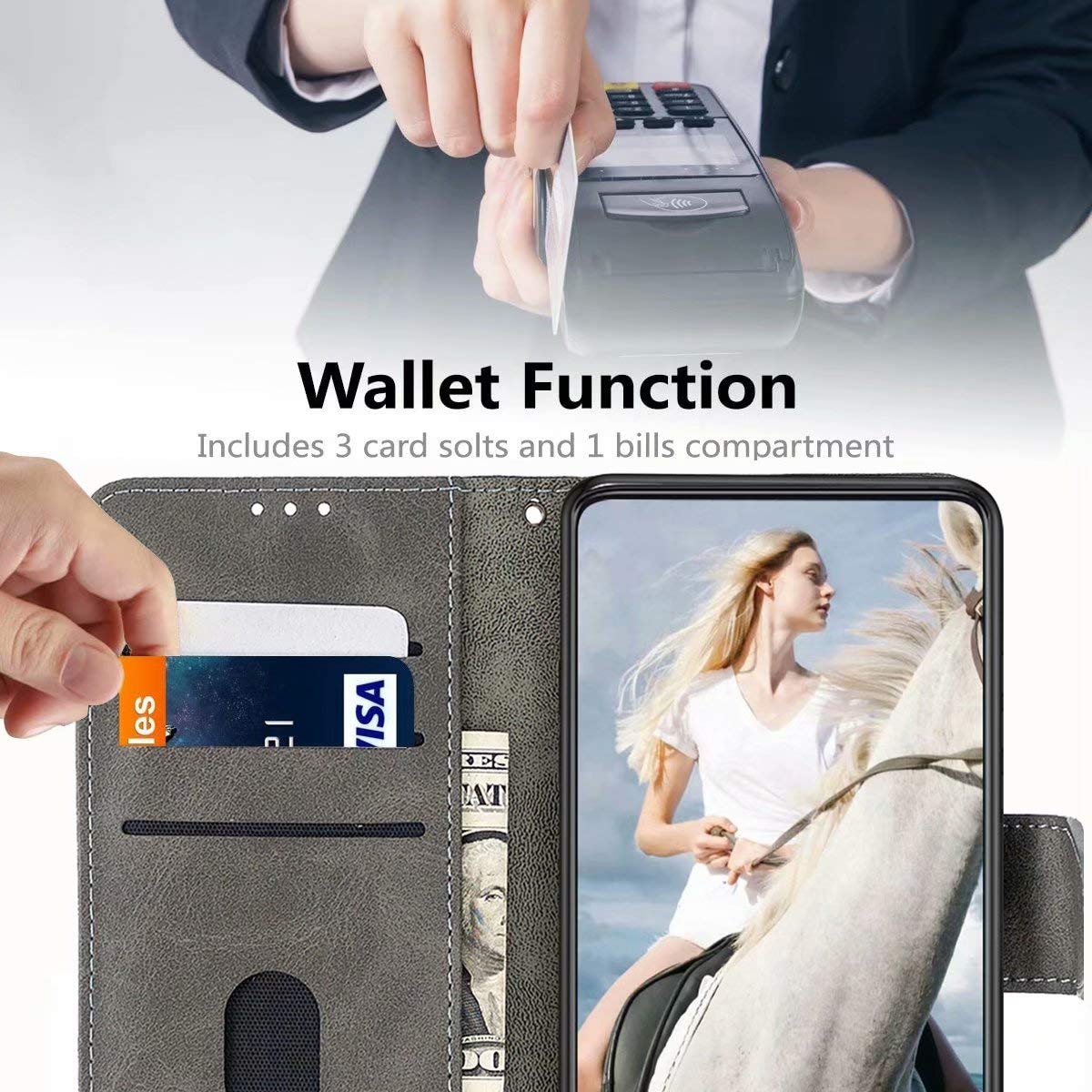 xinyunew Custodia per Xiaomi Redmi Note 9S/Note 9 Pro,Cover Xiaomi