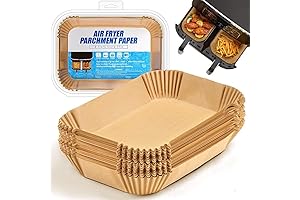 Round Ninja Air Fryer Paper Liners | 8.7 x 5.5' | 125 Parchment Paper Liners