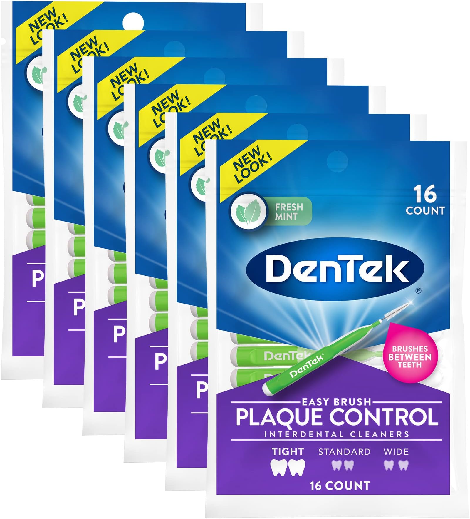 DenTek Easy Brush Plaque Control Interdental Cleaners