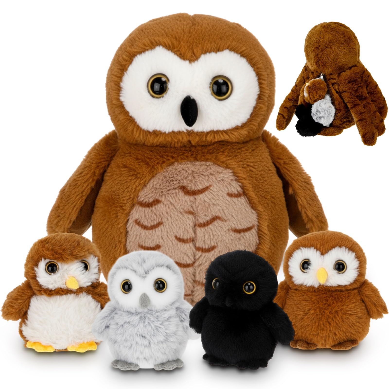 フクロウのぬいぐるみ3点セット Amazon.co.jp: Hollowfly フクロウ ぬいぐるみ ギフトセット 13.4