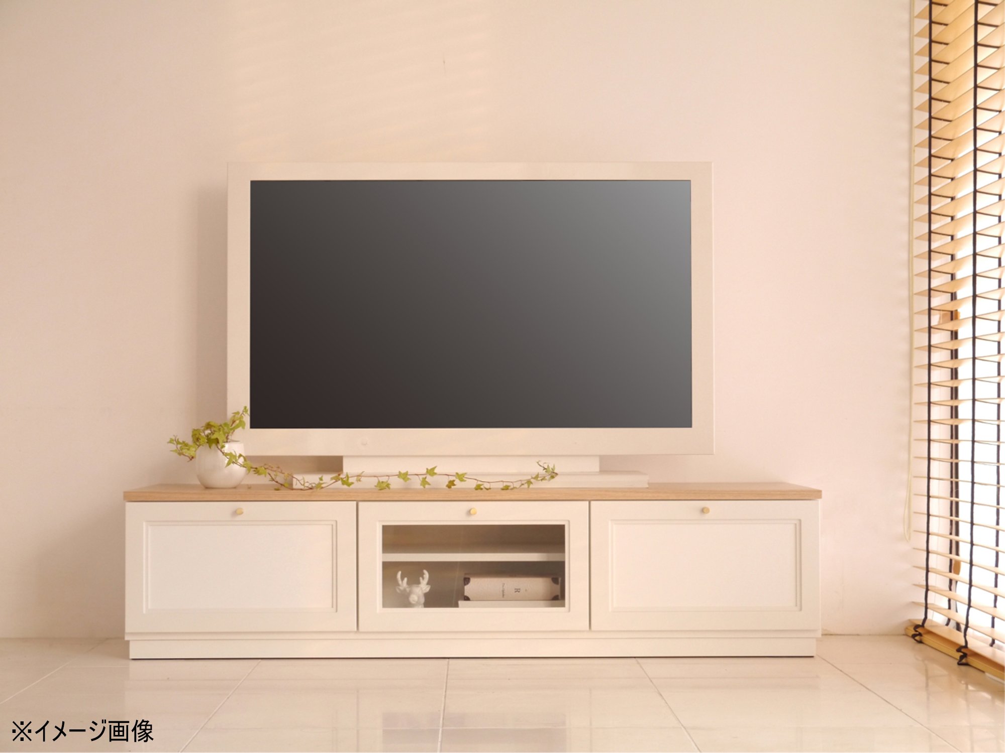 ガルト テレビ台 GART ガルト テレビ台(幅180cm) ヘリンボーン柄ローボード スチール脚