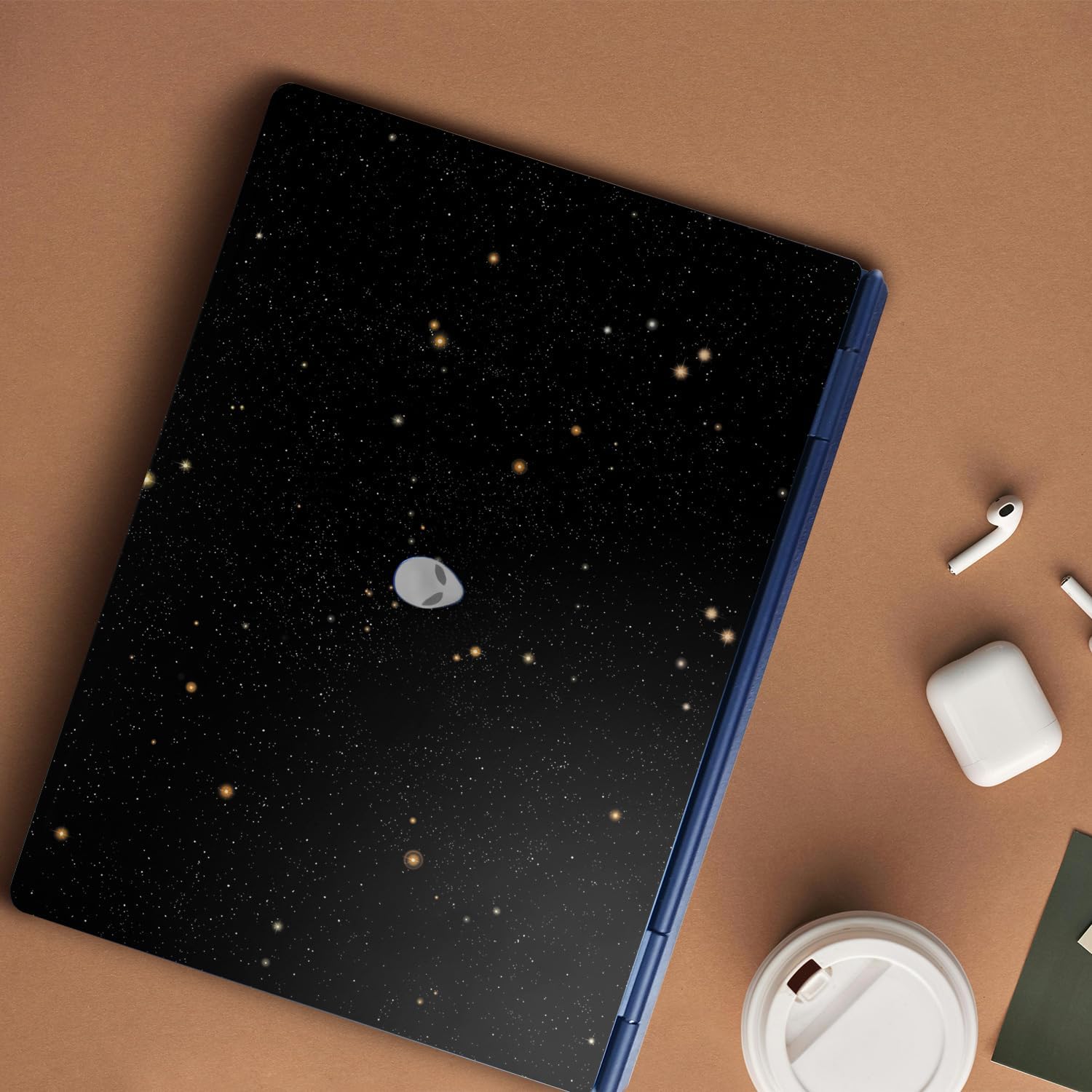 Laptop Skin Compatible with Alienware 16/16X Aurora (2025) - Deep Space - Premium 3M Vinyl Protective Wrap Decal Cover - Easy to Apply | Crafted in The USA by MightySkins