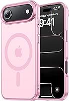 Vista 75 de Funda Magnética para iPhone Air Compatible con MagSafe Resistente a Caídas de 16 Pies Cubierta Trasera con Sensación de Piel Mate a Prueba de Golpes