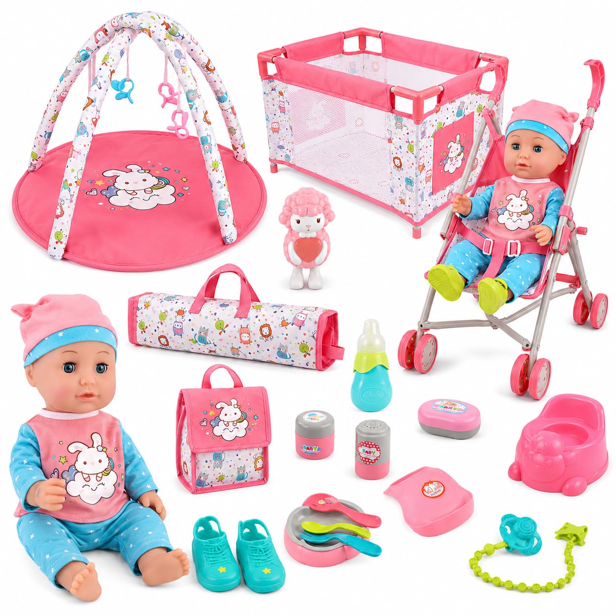 Amazon.com: Liberty Imports Kids 18-Piece Newborn Talking Baby