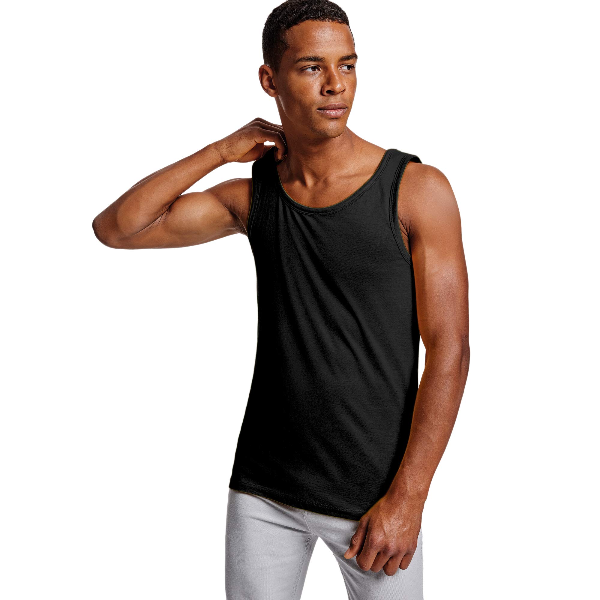 Camiseta sisas con tirantes anchos de colores variados en algodón para niños