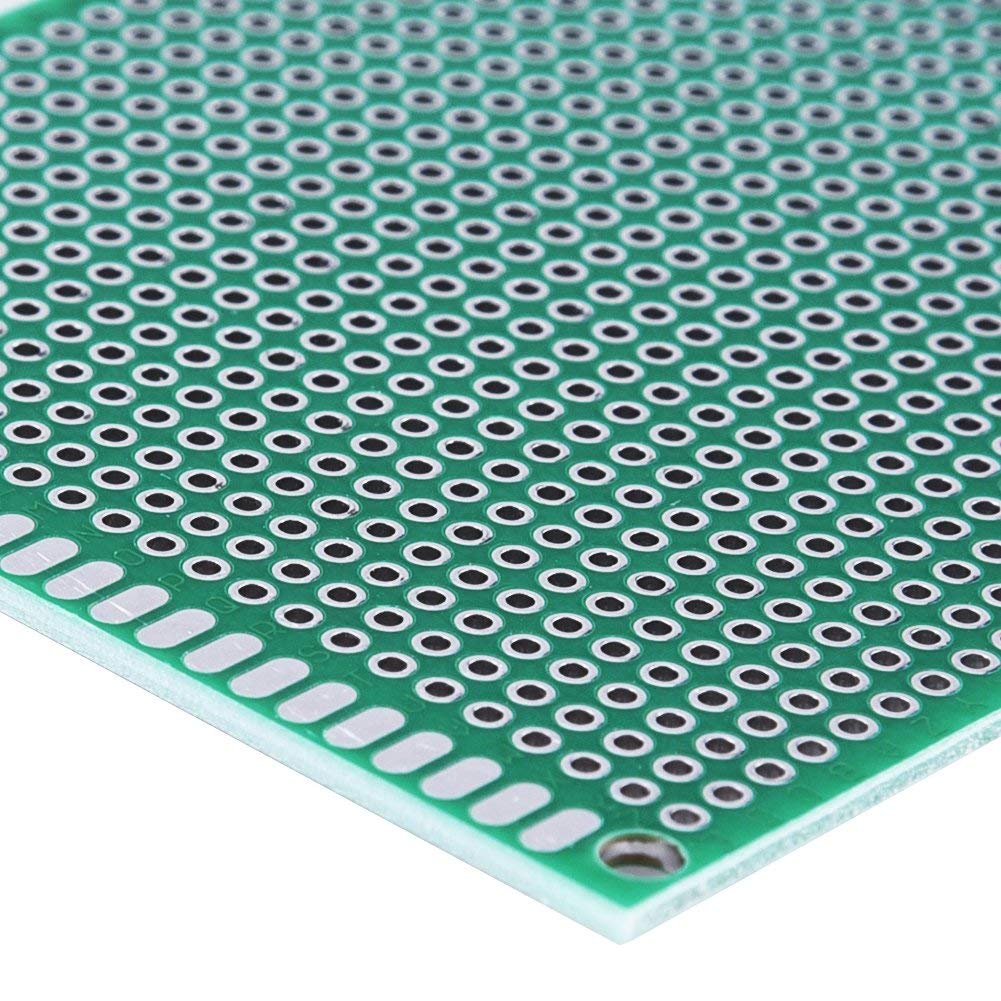 DollaTek 36Pcs prototipo Scheda PCB a Doppia Faccia 5 Dimensioni Protoboard Circuito Stampato Universale con Scatola per Fai da Te