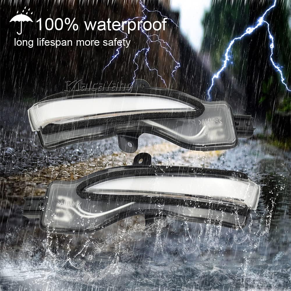 Side Mirror Turn Signal Indicator Blinker Light for Mazda CX-3 CX-4 CX-5