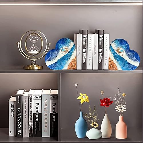 Miniatura 7 de Moldes de resina para sujetalibros de corazón grandes de 86 pulgadas molde de silicona de resina epoxi de cristal para preservación de flores