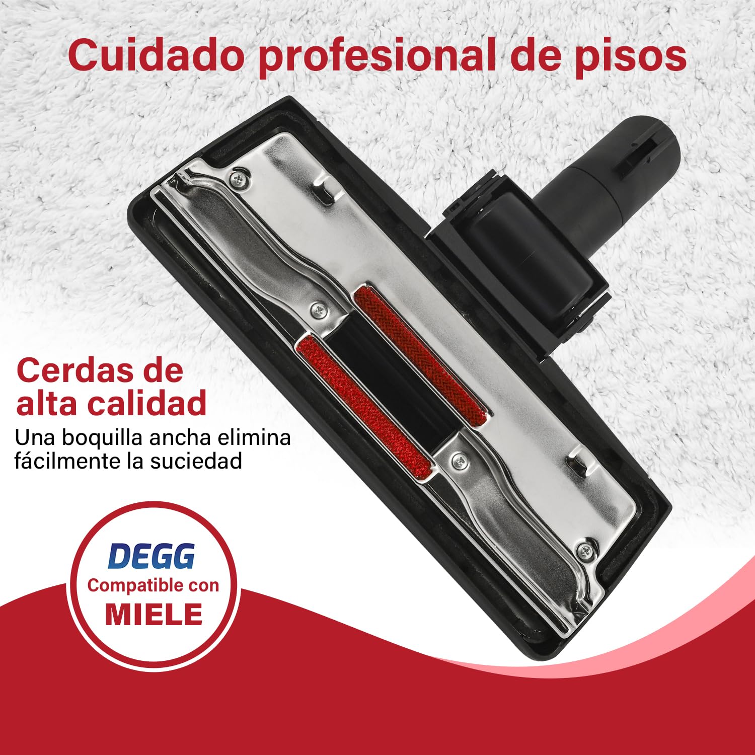 Boquilla, Cepillo De Parquet De Aspiradora Para Miele S 8340 Ecoline